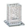 Crystal Havdalah Candle Holder - White/Silver Pome | Havdalah Sets & S