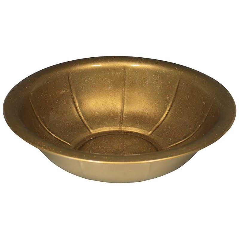 Stainless Steel Washing Bowl - Gold Glitter | Washing Cups | Judaica