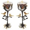 Tree of Life Brass Candlesticks | Candle Holders | Judaica