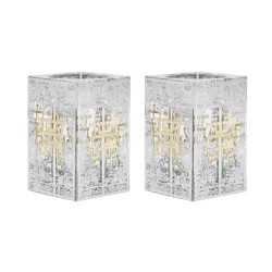 Crystal Tealight Holders - Lasercut Jerusalem Desi | Candle Holders |