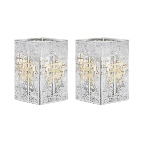 Crystal Tealight Holders - Lasercut Jerusalem Desi | Candle Holders |