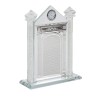 Crystal Silver Gate Design Hadlakat Neroth With Cl | Art | Judaica
