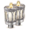 Palace Silver-Plated Neronim Holders 3" | Candle Holders | Judaica