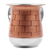 Stainless Steel Washing Cup - Copper Brick Pattern | Washing Cups | Ju