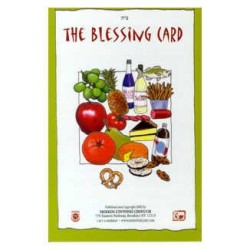 Blessing Card Laminated | Books | Judaica