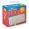 Aleph Beit 5+ foot Floor Puzzle | All Judaica | Judaica
