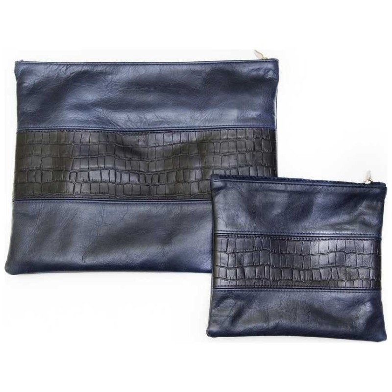 Multi-Textured Personalized Tallit & Tefillin Bag  | Tefillin & Access