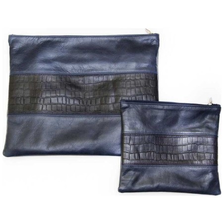 Multi-Textured Personalized Tallit & Tefillin Bag  | Tefillin & Access