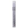 Hammered Mezuzah Case Shin Stainless Steel 12 cm - | Mezuzahs | Judaic