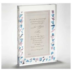 Lucite Wedding Glass Invitation | Wedding | Judaica
