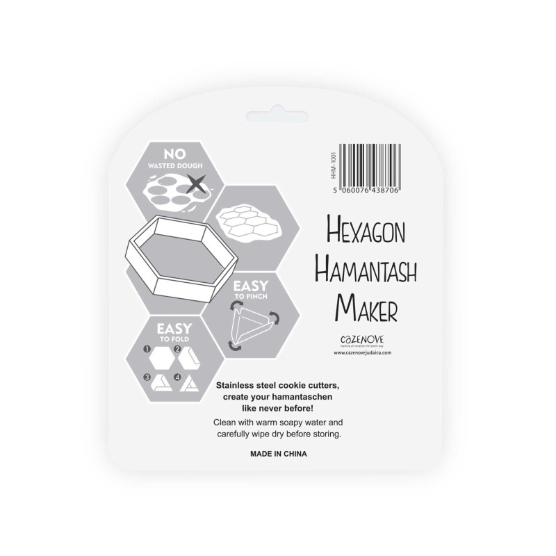 Hexagon Hamantash Maker | Purim | Judaica