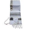 Acrylic (Imitation Wool) Tallit Prayer Shawl in Bl | Tallit/Tallis | J