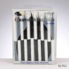 Two-Tone Black & White Hanukkah Candles | Hanukkah | Judaica