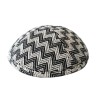 Black White Winter Design Kippah | Kippahs | Judaica