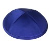 Navy Blue Deluxe Satin Kippah | Kippahs | Judaica