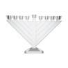Triangular Crystal Menorah | Hanukkah | Judaica