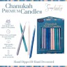 Deluxe Chanukah Candles - Simplicity Colors | Hanukkah | Judaica