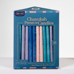 Deluxe Chanukah Candles - Simplicity Colors | Hanukkah | Judaica