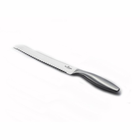 12" Stainless Steel Matte Silver Knife | Challah Knives | Judaica