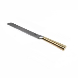 13" Stainless Steel Knife Gold Handle | Challah Knives | Judaica