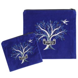 Tree of Life Tallit and Tefillin Bag - Royal Blue | Tallit/Tallis | Ju