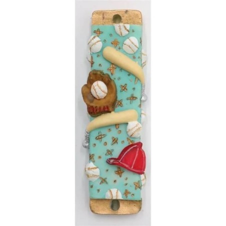 Baseball Mezuzah Case | Mezuzahs | Judaica