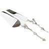 Cake Server and Knife Set with Silver Leaf Design | Home Goods | Judai