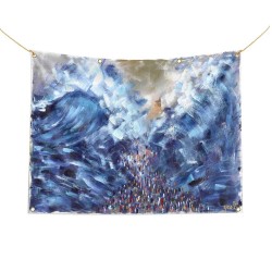 Crossing the Sea Sukkah Tapestry | Sukkot | Judaica