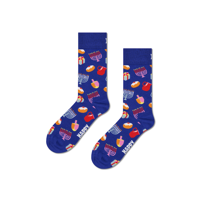 Happy Socks Adult Hanukkah Sock | Apparel | Judaica