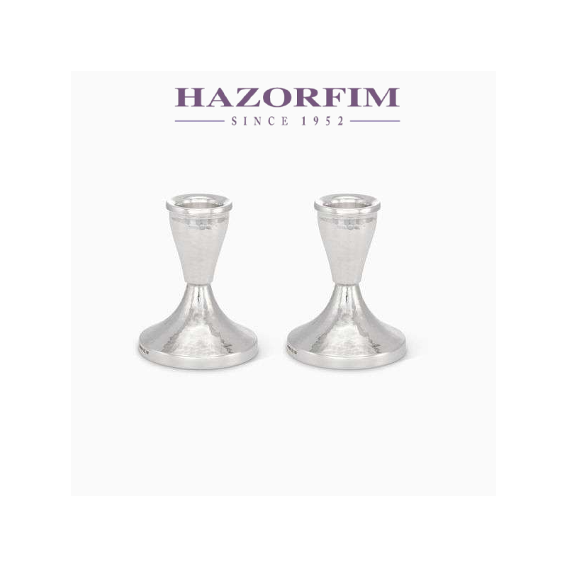 Hammered Candlesticks Travel Sterling Silver Micro | Candle Holders |