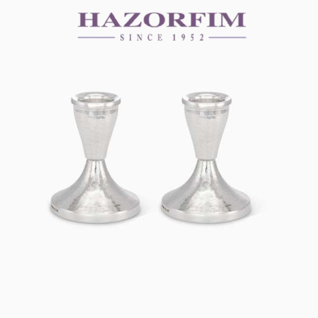 Hammered Candlesticks Travel Sterling Silver Micro | Candle Holders |