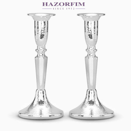 Hammered Candlesticks Sterling Silver - Small | Candle Holders | Judai