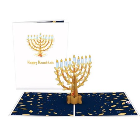 Love Pop Menorah Pop-Up Card | Gifts | Judaica