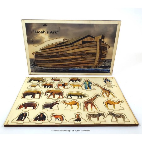 Touchwood Design Noah's Ark Facts & Figurines | All Judaica | Judaica