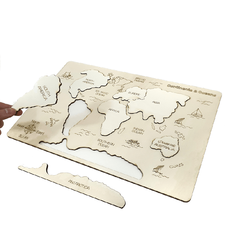 Touchwood Design Continents & Oceans DIY | All Judaica | Judaica