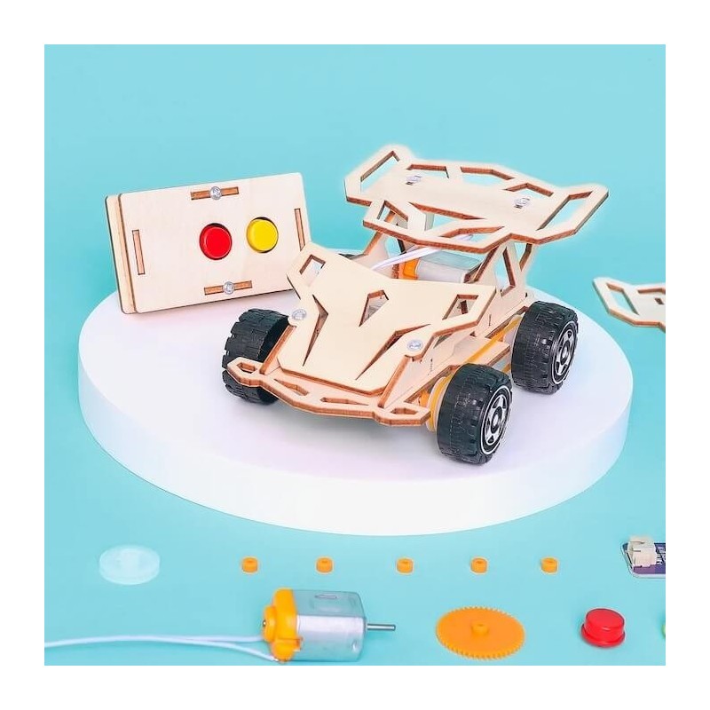 Kitsville Infrared Remote Controlled Car DIY Kit,  | All Judaica | Jud