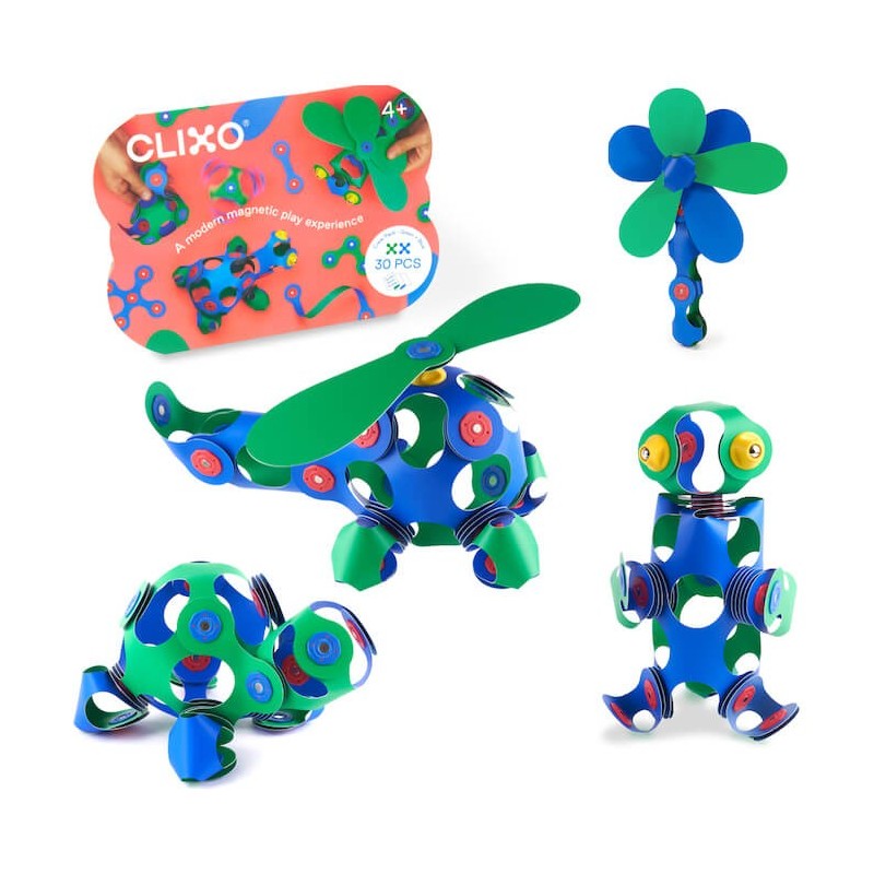 Clixo Crew Pack Green/Blue | All Judaica | Judaica