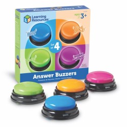 Answer Buzzers, Set of 4 | All Judaica | Judaica