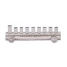 Hammered Train Menorah By Yair Emanuel | Hanukkah | Judaica