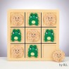 Tic-Tac-Toad Wood Game | Passover | Judaica