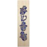 Glass & Maple Wood Hamsa Mezuzah Case By Beames De | Mezuzahs | Judaic