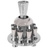 Silver Ringed Hammered Kiddush Fountain By Yair Em | Kiddush Cups | Ju