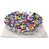 Hearts Laser Cut Hand Painted Bowl | Home Goods | Judaica