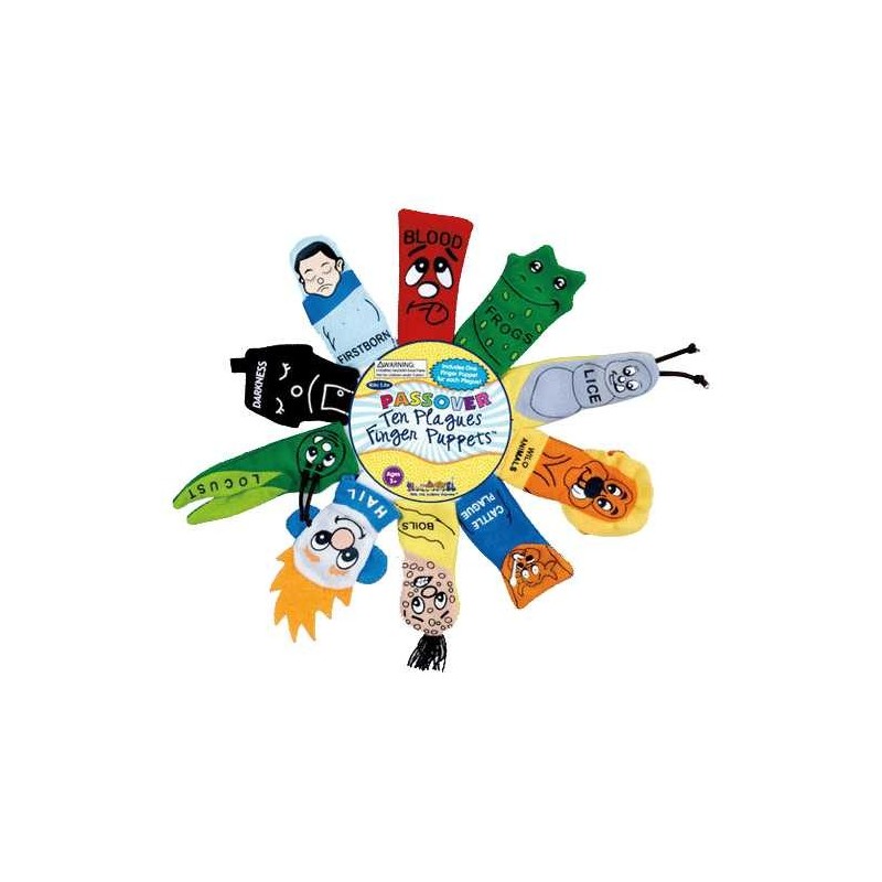 10 Plagues Finger Puppets | Passover | Judaica