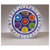 Melamine Multi-Color Seder Plate | Passover | Judaica