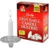 Disposable Candle Holder Drip Cups Box of 50 | Candle Holders | Judaic