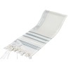 Tashbetz Traditional Gray & Silver Stripes Wool Ta | Tallit/Tallis | J