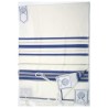 Traditional Blue & Gold Stripes Wool Tallit | Tallit/Tallis | Judaica