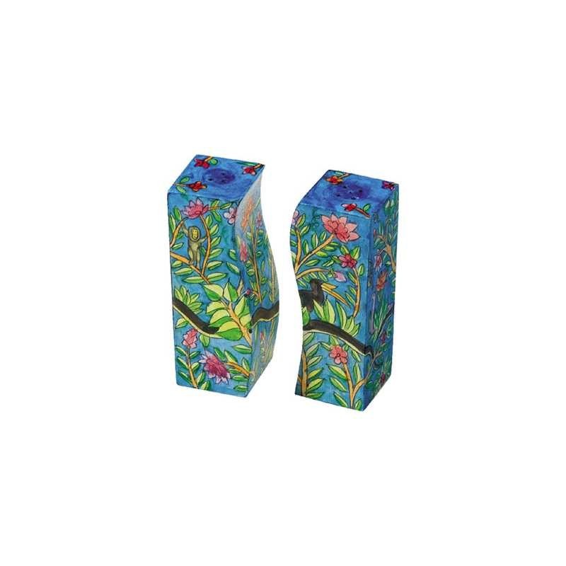 Flowers Fitted Salt & Pepper Shakers | Home Goods | Judaica