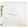 Gold Jerusalem Matzah Box | Passover | Judaica